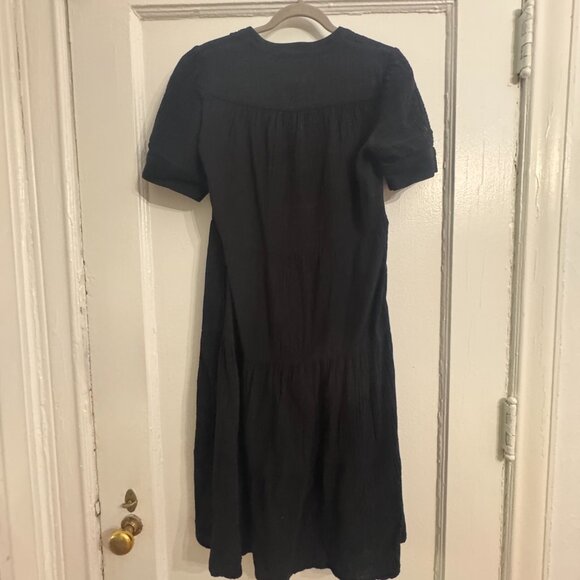 Chicos Gauze Tiered Midi Dress - Picture 4 of 8